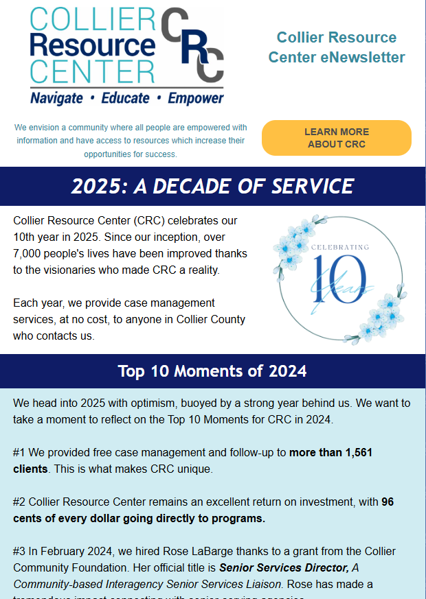 January 2025 newsletter